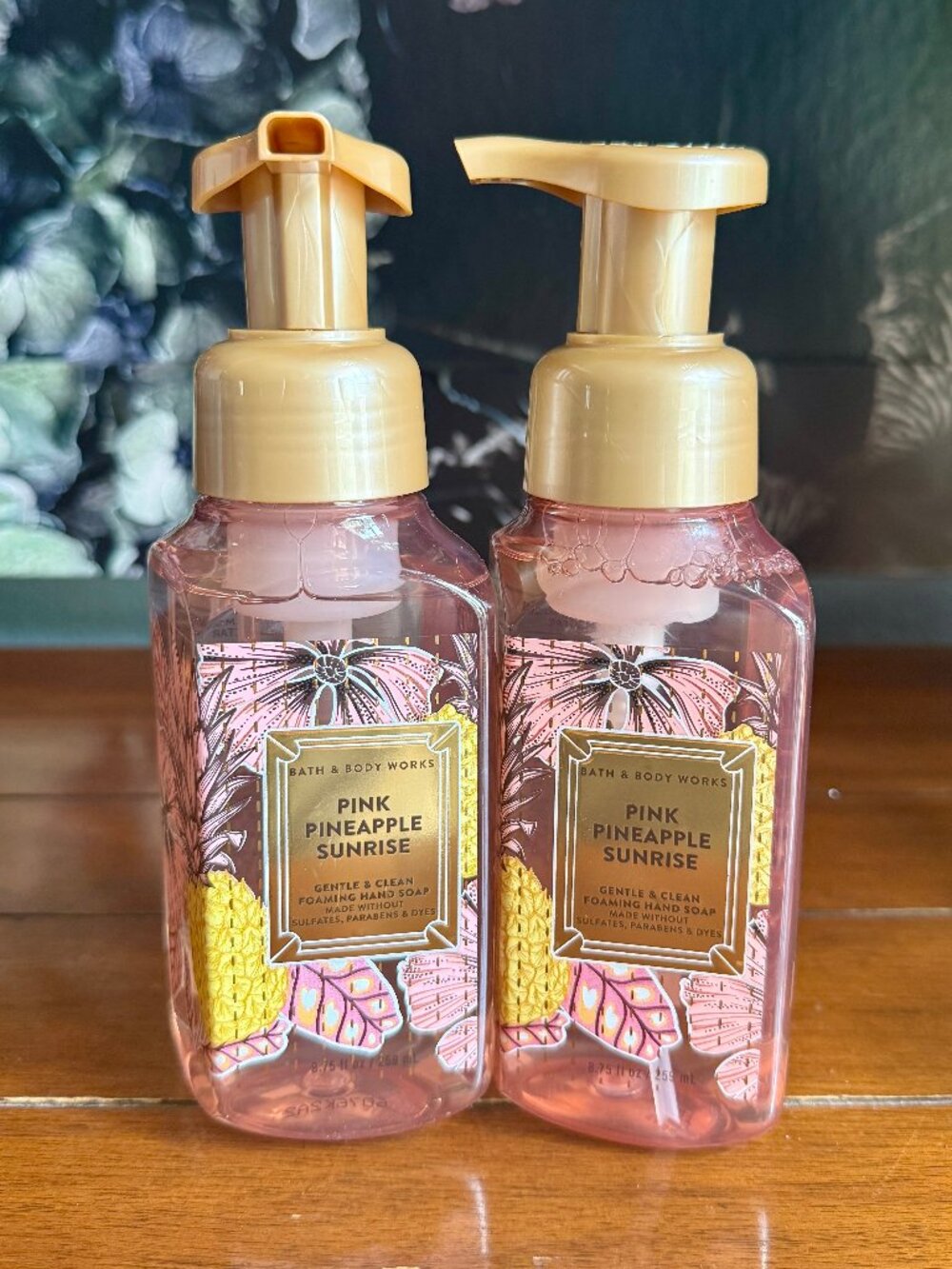 NEW 2-Pc PINK PINEAPPLE SUNRISE Foaming Hand Soap Bath & Body Works